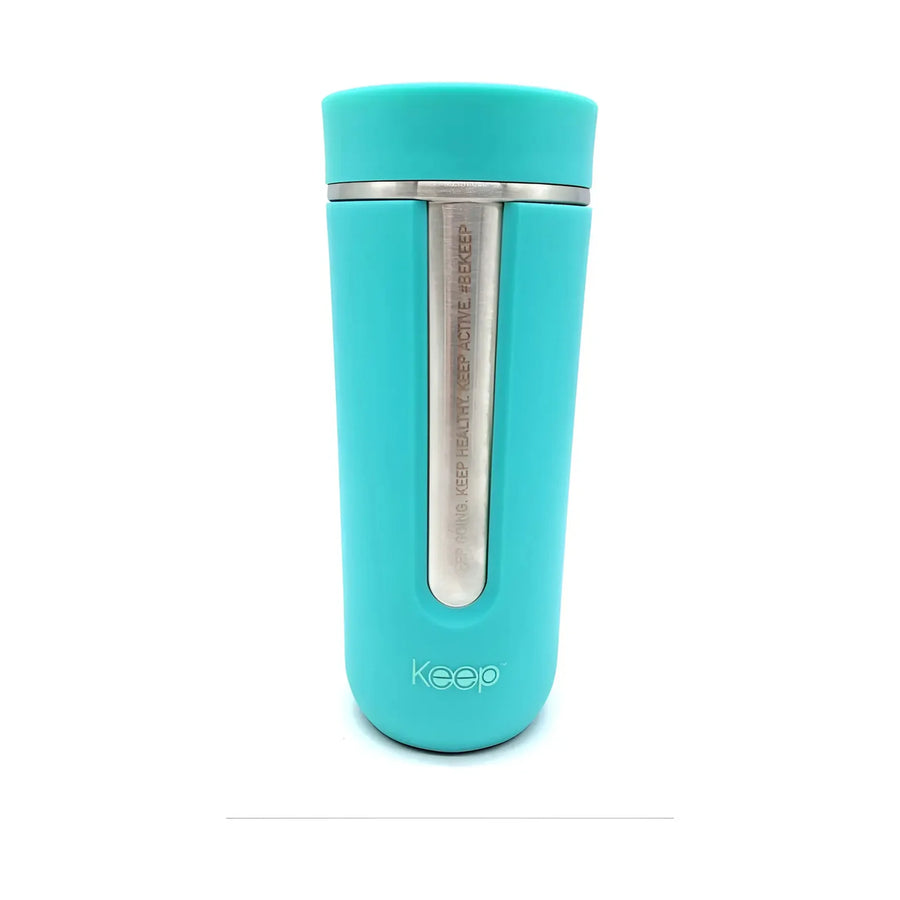 Mug Térmico Keep Prime 540 ml Celeste + Grabado Personalizado