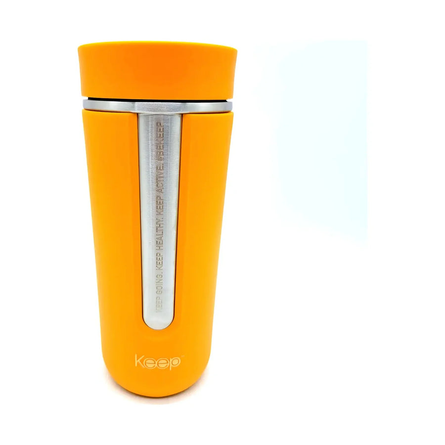 Mug Térmico Keep Prime 540 ml Amarillo + Grabado Personalizado