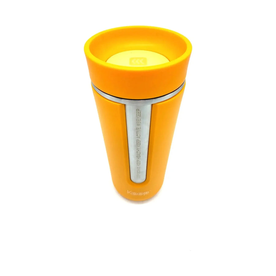 Mug Térmico Keep Prime 540 ml Amarillo + Grabado Personalizado