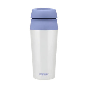 Mug Térmico Keep con Botón 450 ml Lavanda + Grabado Personalizado