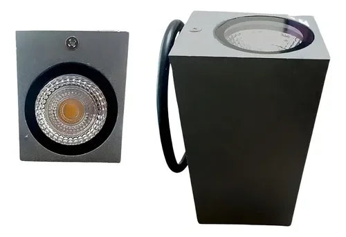 Aplique LED Exterior 2x5W Luz Cálida Gris - foto 5
