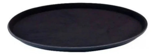 Bandeja Garzón Antideslizante 35cms Negra Restaurant Bar Negro
