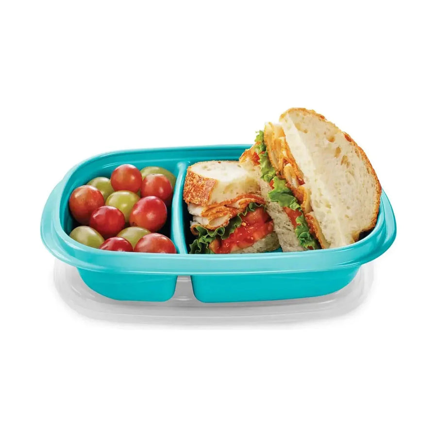 Set 3 Contenedores Rubbermaid TakeAlongs 887 ml Celeste