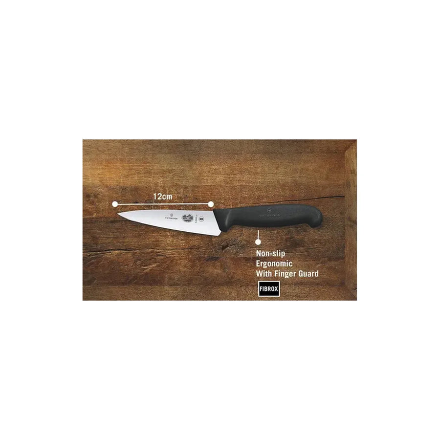 Cuchillo Victorinox Trinchar Fibrox Hoja 12 cm Negro 5.2003.12