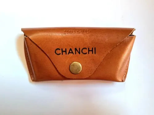 Estuche De Lentes De Cuero Artesanal + Grabado Laser Gratis Café