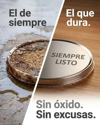 Set 6 Posavasos con Caja + Grabado Láser Gratis