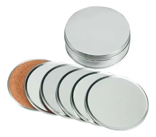 Set 6 Posavasos con Caja + Grabado Láser Gratis
