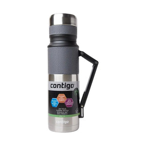 Termo Contigo 1,2 L Acero Inoxidable Plata + Grabado Personalizado
