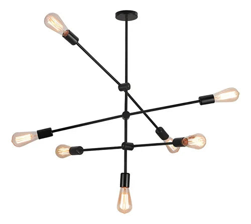 Lámpara Colgante Orbit E27 Negra