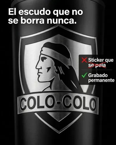 Vaso Termico Metálico Colo Colo Frío Caliente 480ml Negro Colo Colo