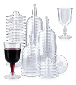 Pack De 20 Copas De Acrilíco Para Vino O Pisco Coctel Transparente