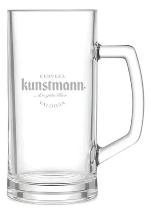 Vaso Cervecero Chopero Kunstmann 600ml Shop Grabado Transparente