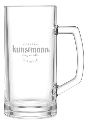 Vaso Cervecero Chopero Kunstmann 600ml Shop Grabado Transparente