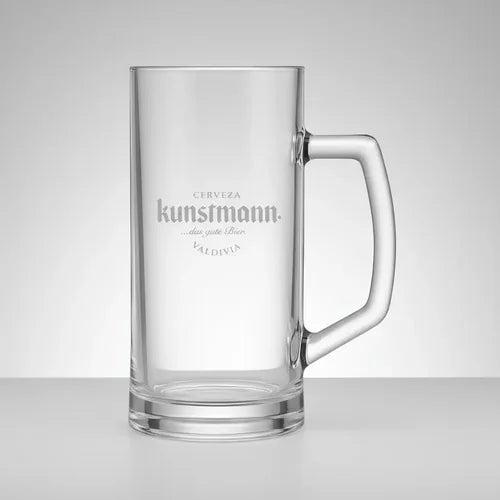 Vaso Cervecero Chopero Kunstmann 600ml Shop Grabado Transparente
