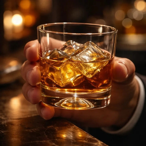 Set 6 Vasos Whisky Manhatan + Grabado Láser