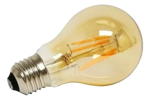 Pack 10 Ampolletas LED A60 Vintage 4W E27 Ámbar