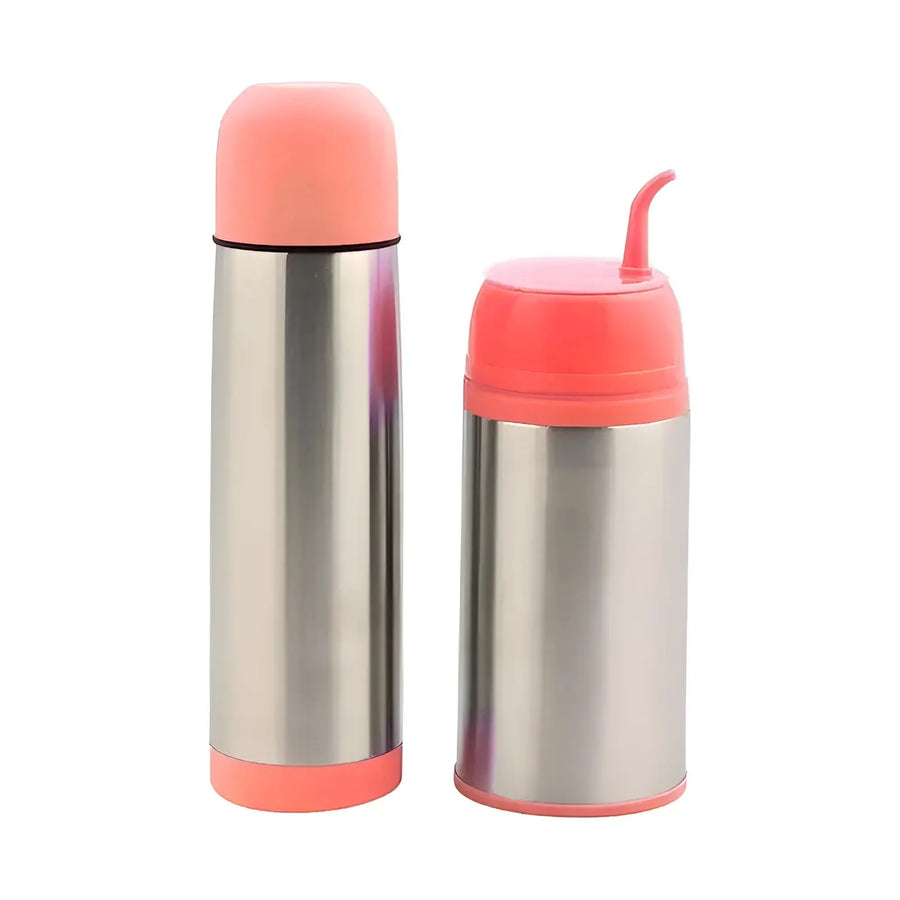 Set Matero Keep 400 ml + Termo Bala 500 ml Rosa + Grabado Personalizado