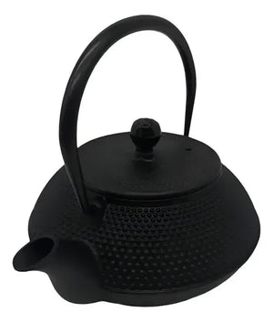 Tetera Fierro Fundido Impogar 800ml Con Infusor Hierro Negro