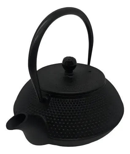 Tetera Fierro Fundido Impogar 800ml Con Infusor Hierro Negro