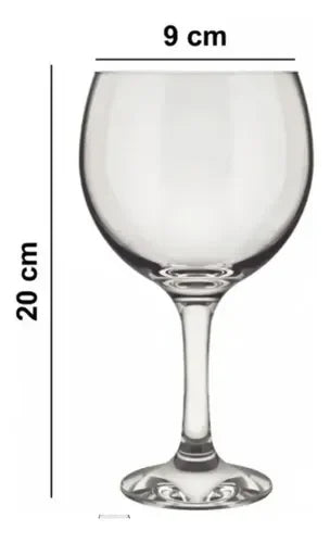 Set De 6 Copas Balon Gin Tonic 600ml Nadir Color Cristal Transparente