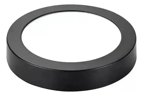 Pack x3 Plafones LED Sobrepuestos Redondos Negros