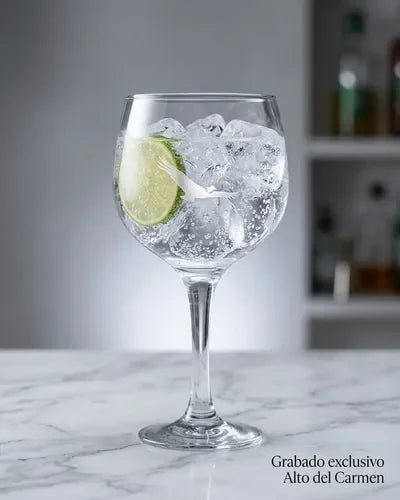 Copa Alto Del Carmen 657ml Pack X4 Tragos Aperitivos Coctels Transparente