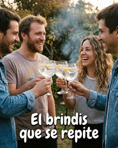 Copa Alto Del Carmen 657ml Pack X4 Tragos Aperitivos Coctels Transparente