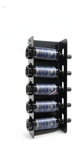 Rack Metálico Para Botellas De Vino Casa Y Quincho Negro