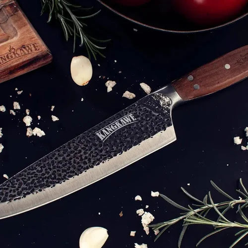 Cuchillo Parrillero Curacaví Kangkawe con Funda de Cuero