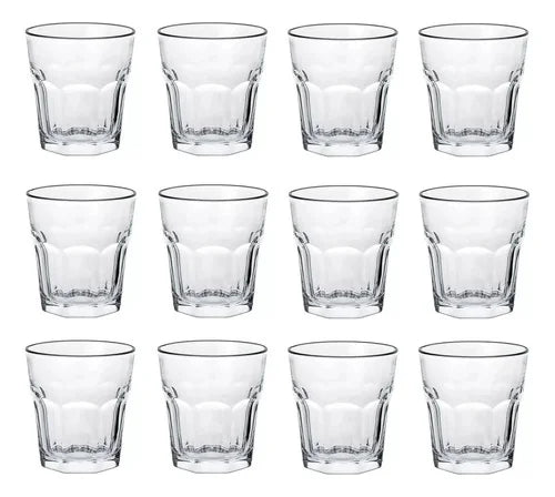 Vaso Para Bar Para Tragos Siena 160ml 12 Piezas Color Cristal