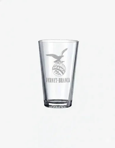 Vaso Fernet Pack X4 Branca 490ml Asado Parrilla Botella Transparente