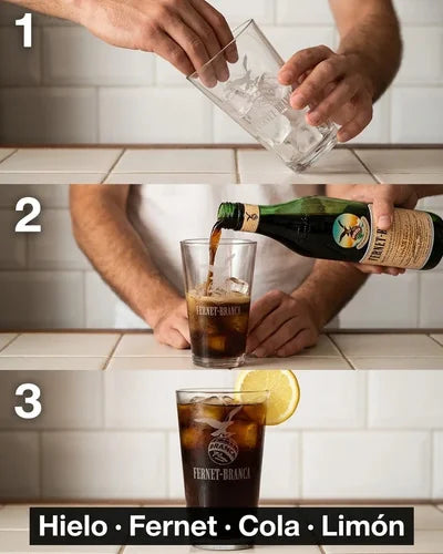 Vaso Fernet Pack X4 Branca 490ml Asado Parrilla Botella Transparente