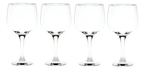 Copas Gin Tonic Cristar Vidrio 653ml Set 4 Piezas Transparente