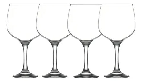Copas Gin Tonic Cristar Vidrio 653ml Set 4 Piezas Transparente