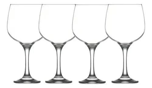 Copas Gin Tonic Cristar Vidrio 653ml Set 4 Piezas Transparente