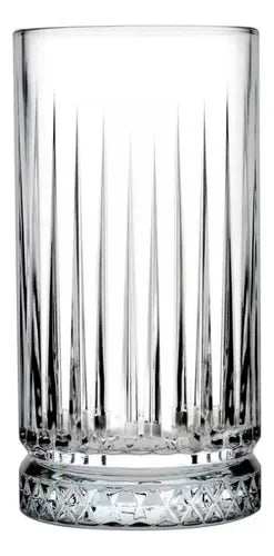 Set 6 Vasos Lugano Brodway 450ml Vintaje Grande Transparente
