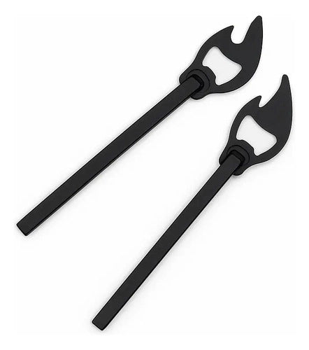 Set Pala Carbonera + Atizador + Limpia Parrilla Metal Acero