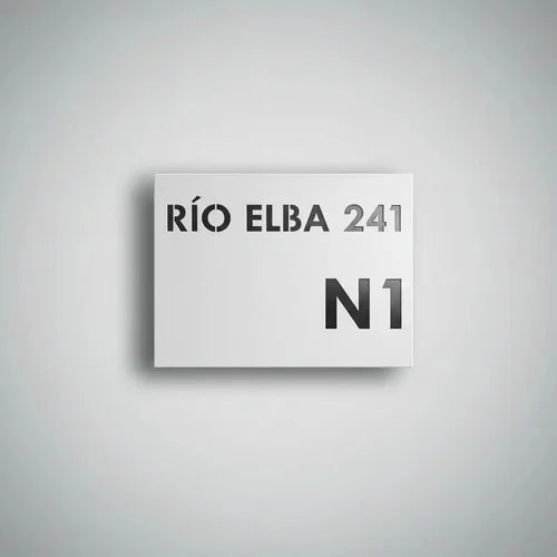 Número de Casa Cuadrado 30x30 Blanco - foto 7
