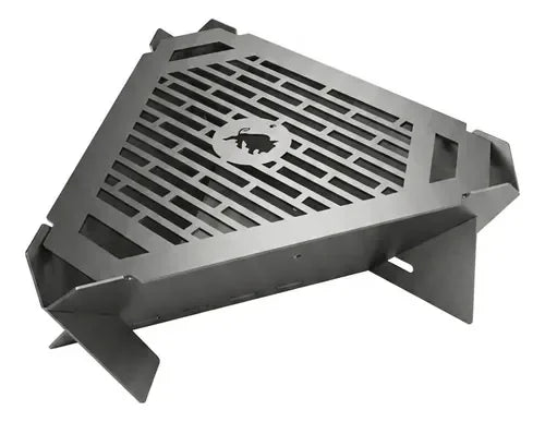 Parrilla fogón triangular Parasados acero 3 mm