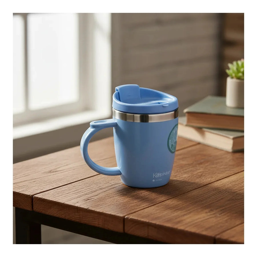 Mug Térmico Keep Indoor 400 ml Lavanda + Grabado Personalizado