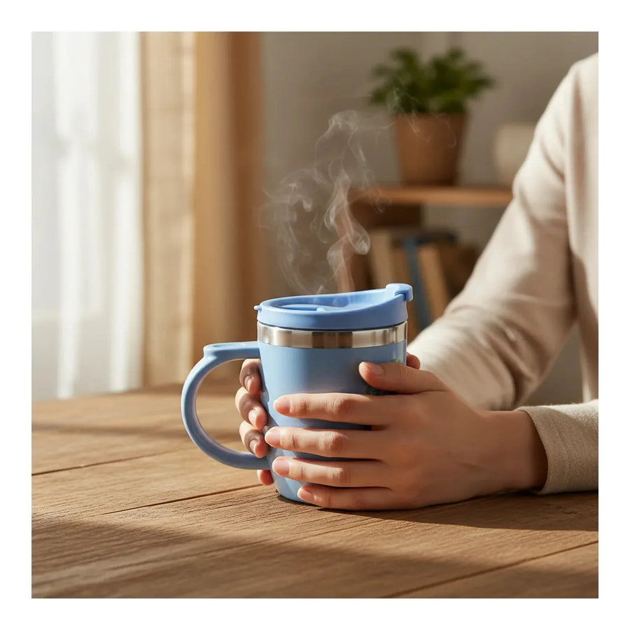 Mug Térmico Keep Indoor 400 ml Lavanda + Grabado Personalizado