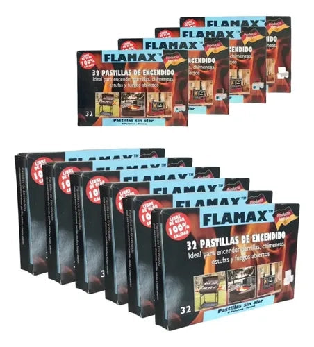 10x Cajas 32 Pastillas Iniciador De Fuego Quincho Parrilla