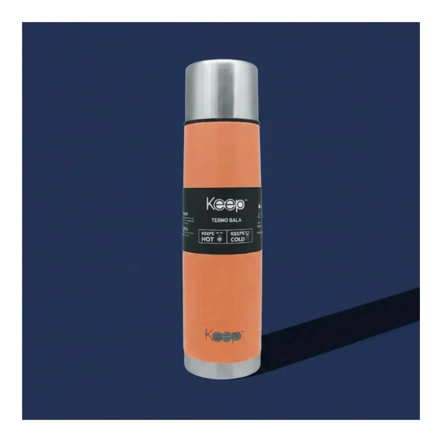 Termo Bala Keep 500 ml Coral claro + Grabado Personalizado