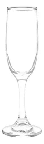 Set 6 Copas Flute Champagne Vidrio Cristar Premiere 183ml
