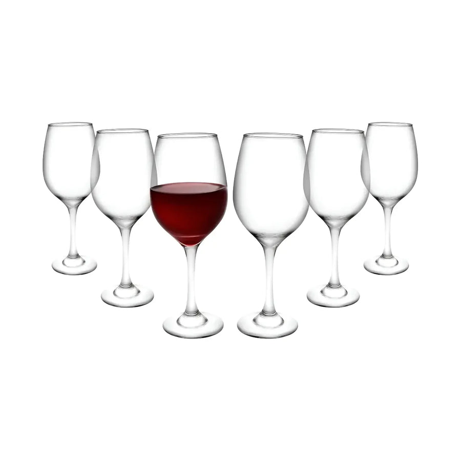 Set 6 Copas de Vino Nadir Barone 385 ml