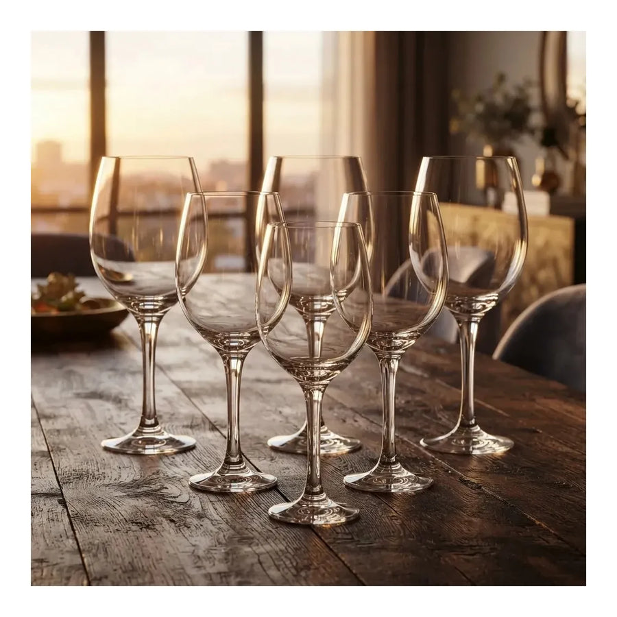 Set 6 Copas de Vino Nadir Barone 385 ml