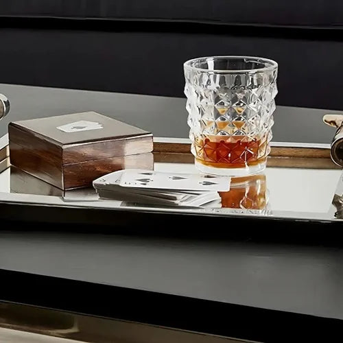 Pack De 6 Vasos Allegra Stirling Para Whisky De Vidrio, 330 Ml