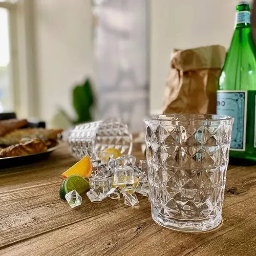 Pack De 6 Vasos Allegra Stirling Para Whisky De Vidrio, 330 Ml