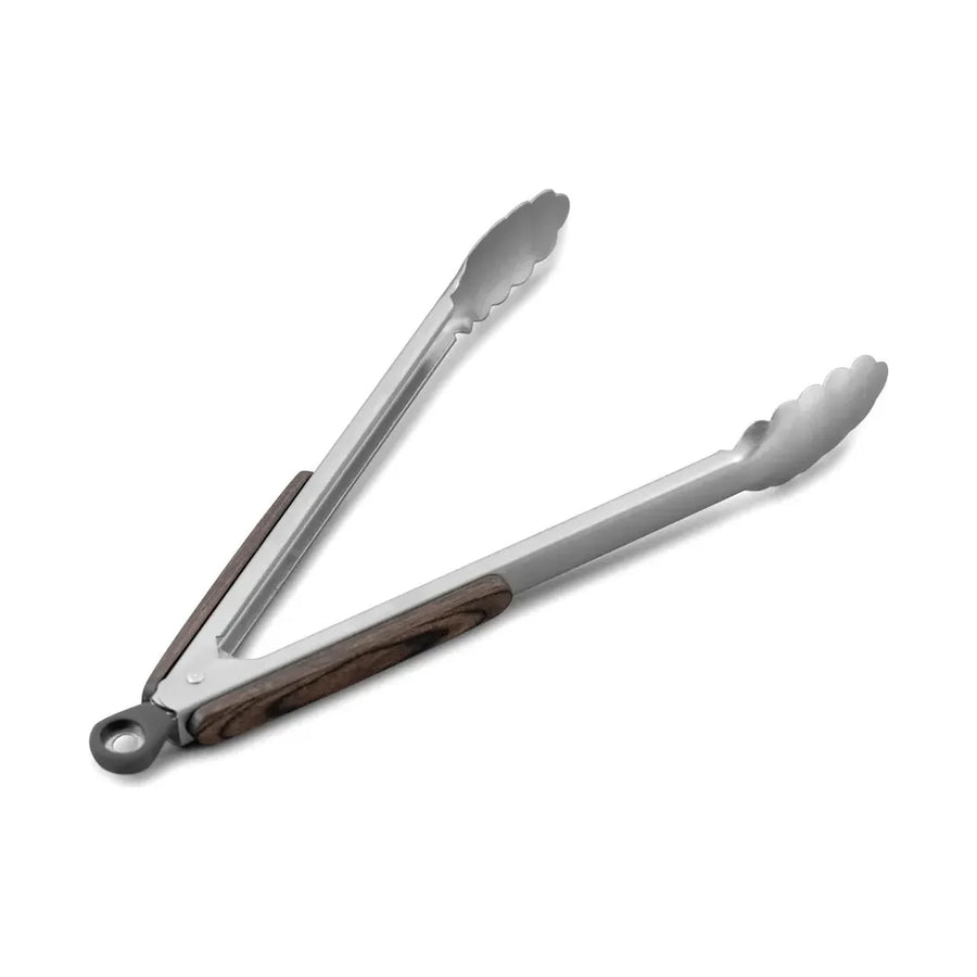 Set Parrillero Feroz: Cuchillo, Tenaza y Chaira con Porta Cuchillos + Grabado
