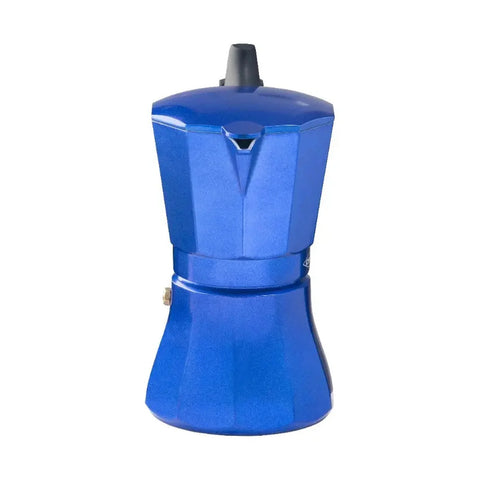 Cafetera Italiana Oroley Petra Azul 9 Tazas Inducción